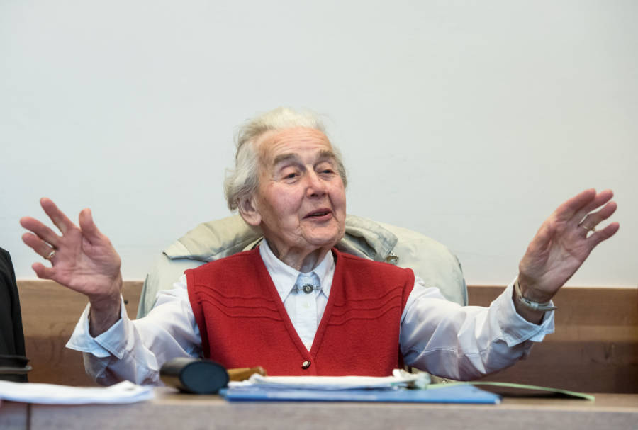 Ursula Haverbeck In Court