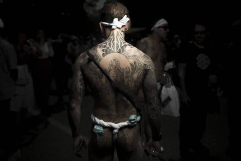 Yakuza Tattoo At Sanja Matsuri