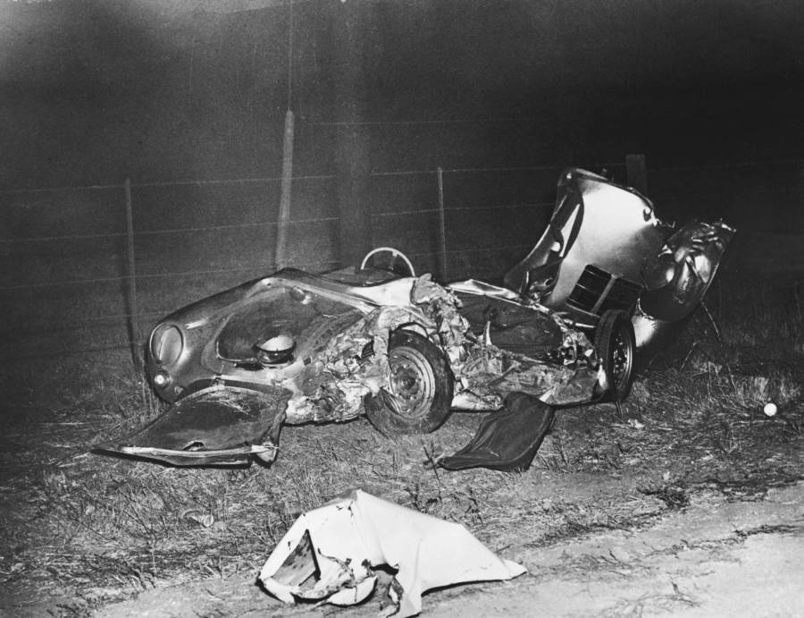 Porsche 550 Spyder Wreck