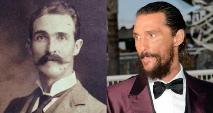 25 Celebrities With Their Doppelgängers From The Past