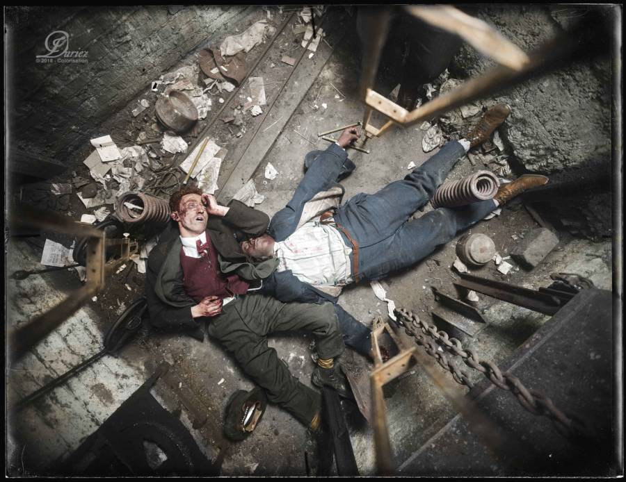 31 Vintage Crime Scene Photos Brought To Life In Stunning Color