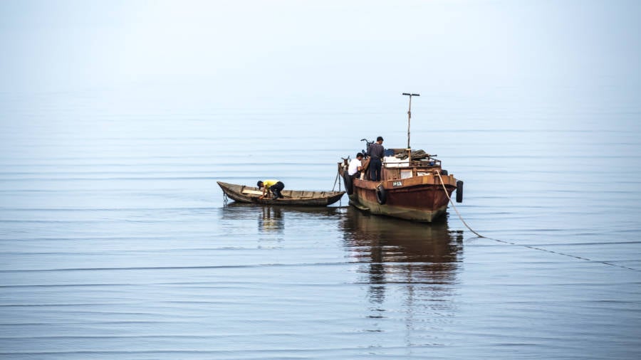 North Korean Fishing Boat