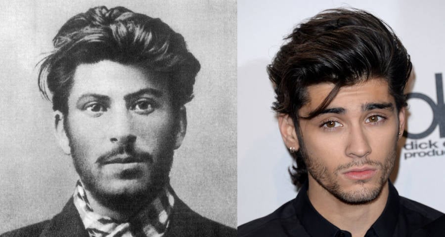 25 Celebrities With Their Doppelgängers From The Past