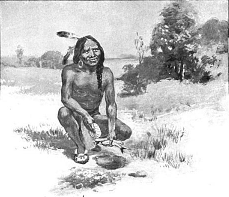 Squanto Teaching Pilgrims