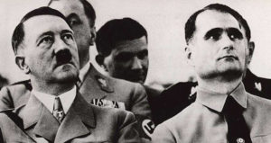 Close Crop Hitler And Hess