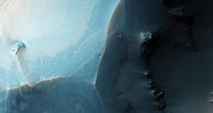 Collapse Pit Layers Mars