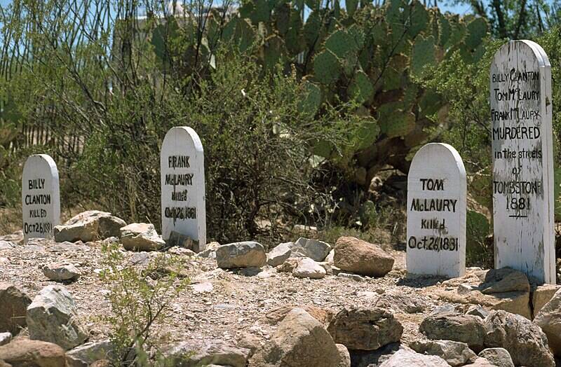 Graves Of Victims Of Gunfight At The OK Corral