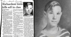 Newspaper Clipping Delle Portrait