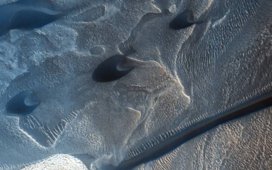 Polar Cap Sand Dunes