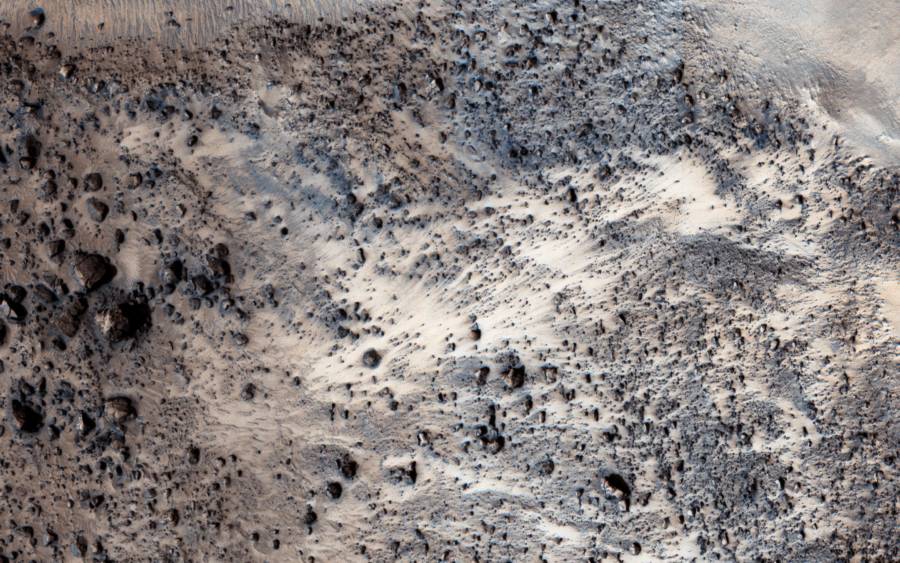 Simud Valles Landslide