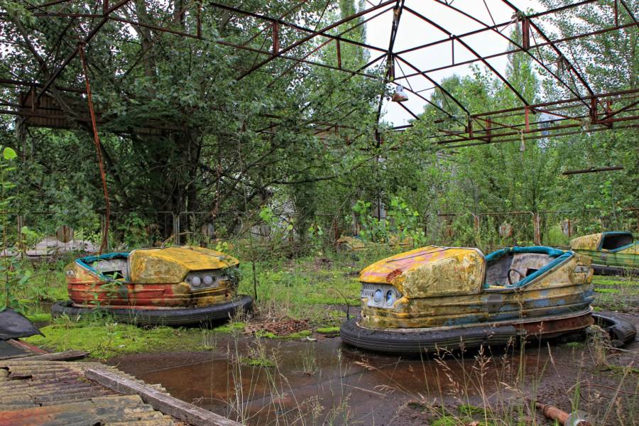 Bumper Cars In Chernobyl