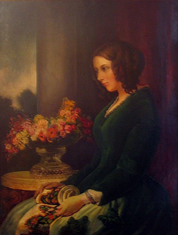 Catherine Dickens Oil Painting
