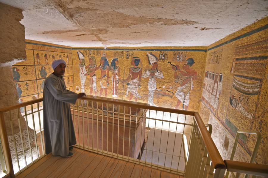 Egyptian Man Tomb Visit