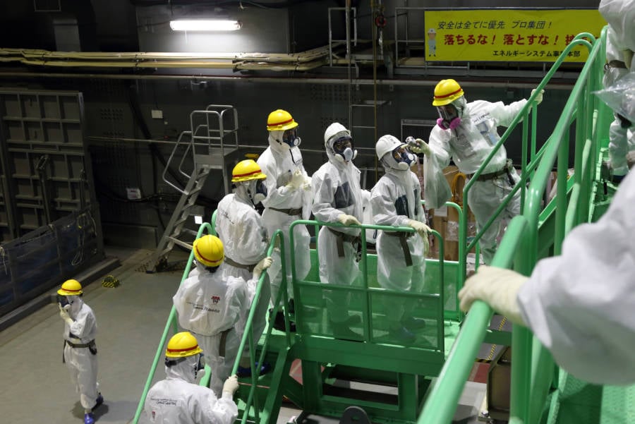 Fukushima Media And Workers Take Tour