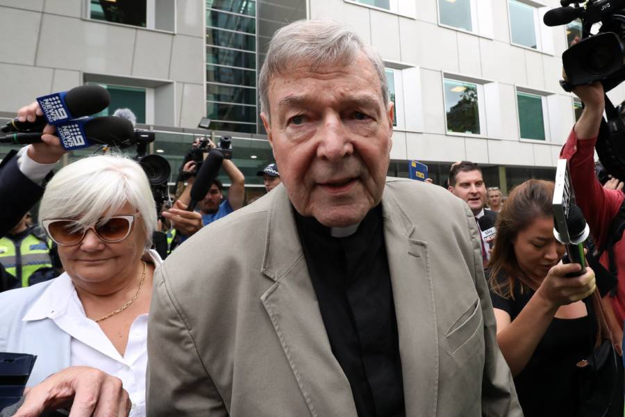 George Pell Outside Court