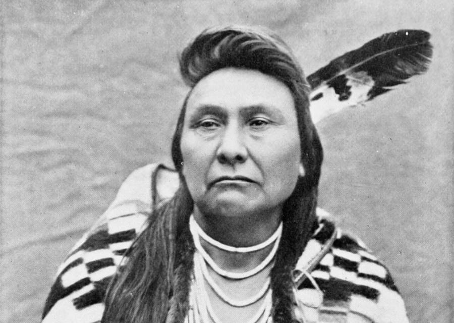 Old Photo Nez Perces Native American Indian Chief Joseph 