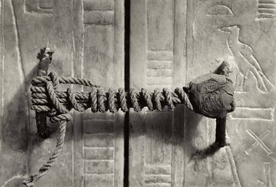 Sealed Door Of Tutankhamun's Tomb