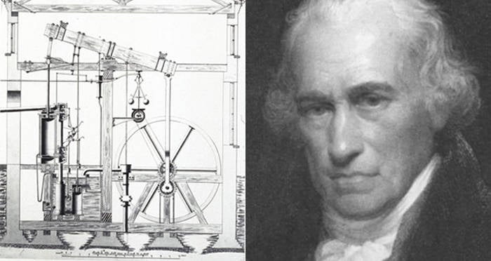 industrial revolution steam engine james watt