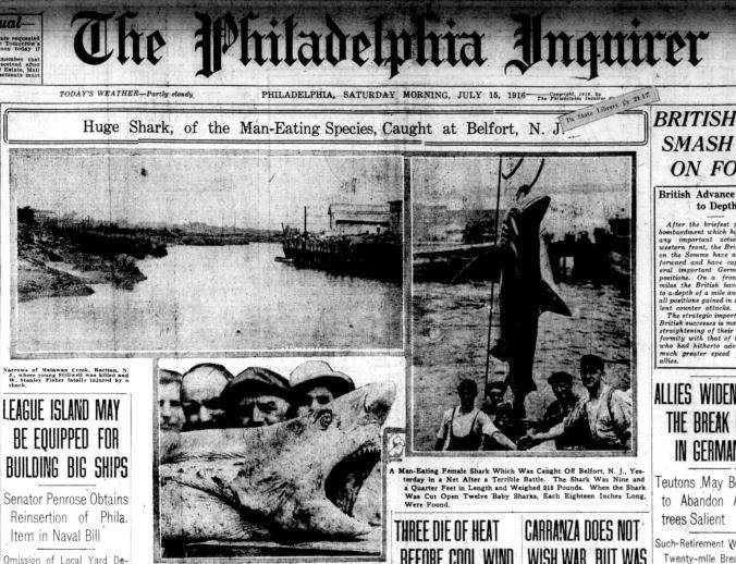 Shark Attacks Of 1916: Four Gruesome Deaths That Began Shark Mania