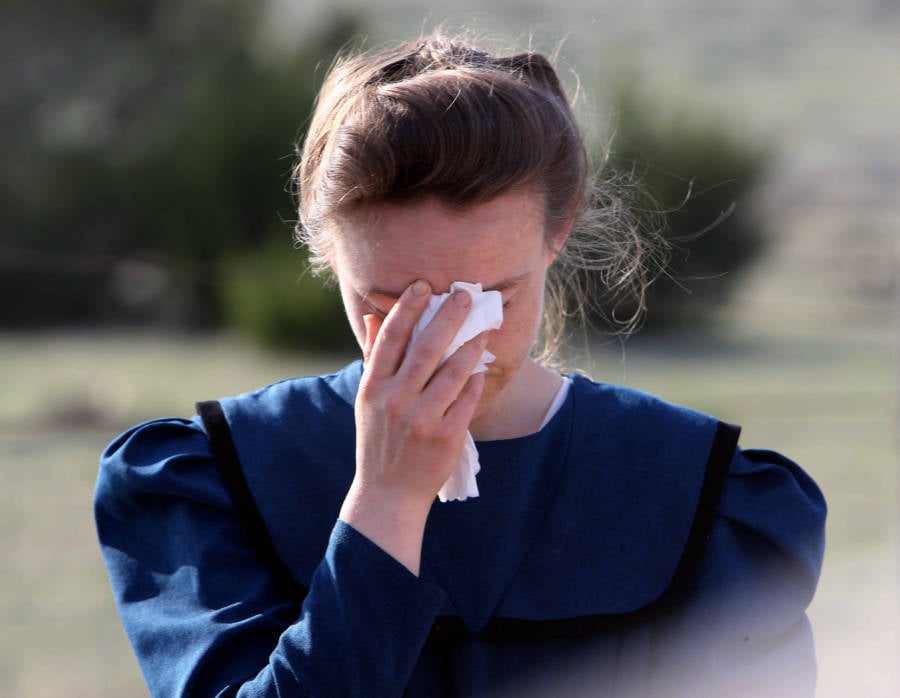 FLDS Woman Crying