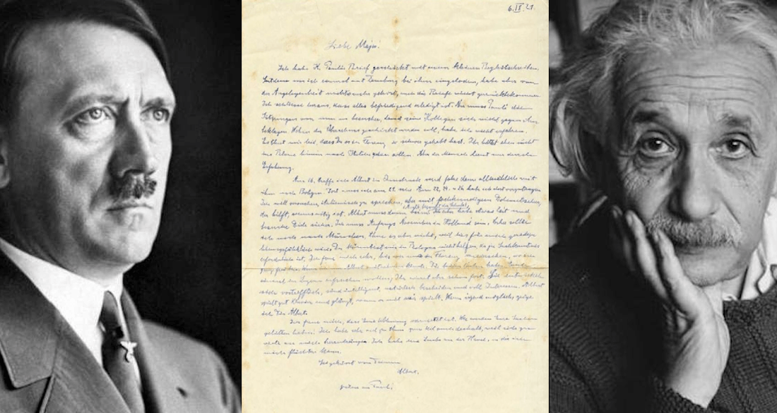 Albert Einstein Letters Expressing Fear Of Nazi Germany To Be ...