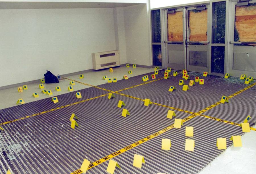 Columbine School Entrance Bullet Casings