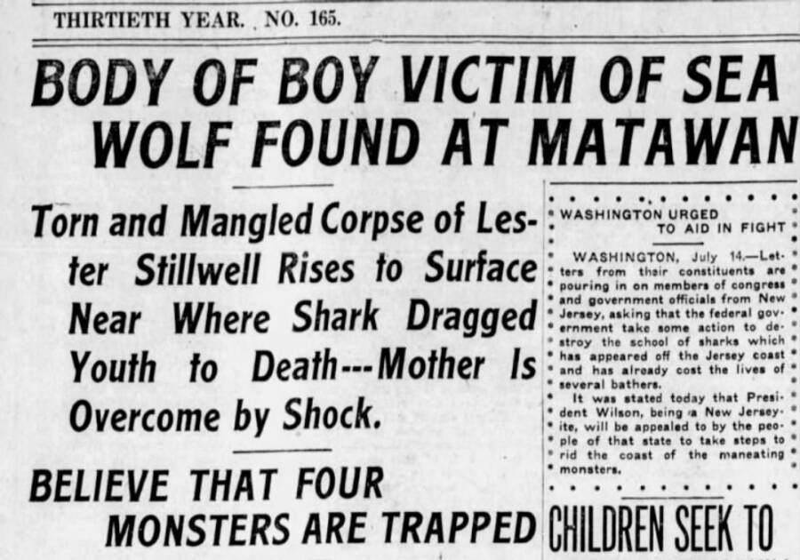 Matawan Attack Newspaper Article