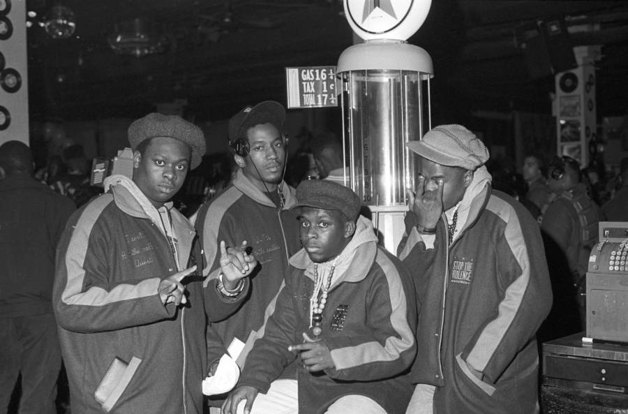 Photographic print of Biggie Smalls, Tupac, Redman at Club , NYC