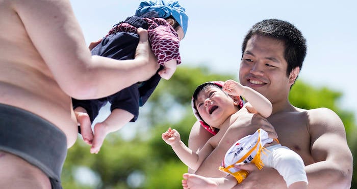 160-babies-cry-it-out-in-japan-s-naki-sumo-crying-baby-contest