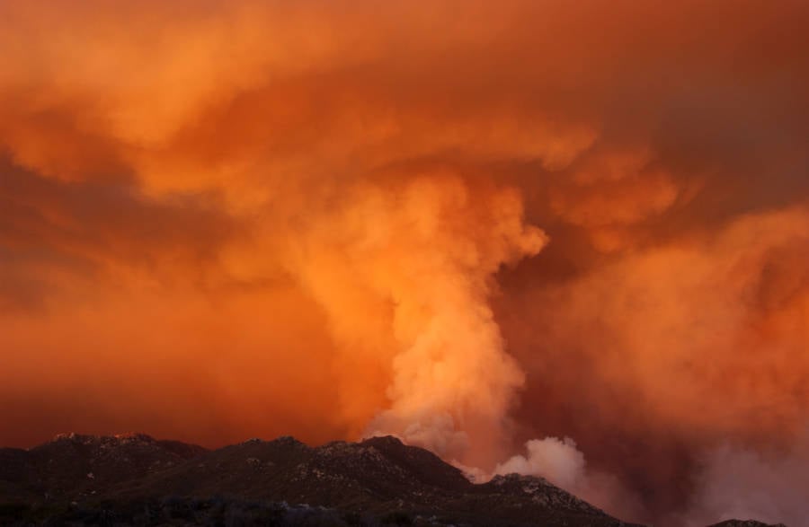 Fire Whirl At Anza Borrego Desert State Park