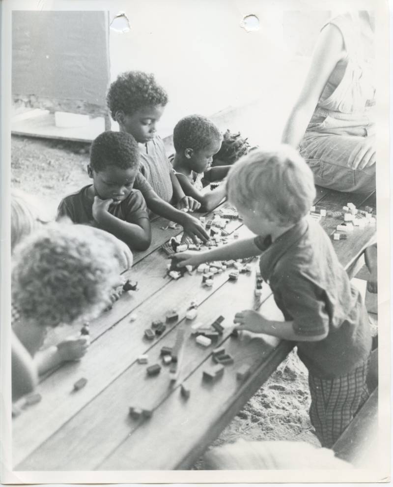 Kids Playing Together In Jonestown