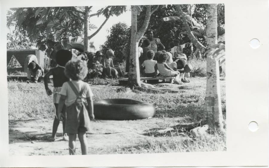 Outdoor Meeting At Jonestown