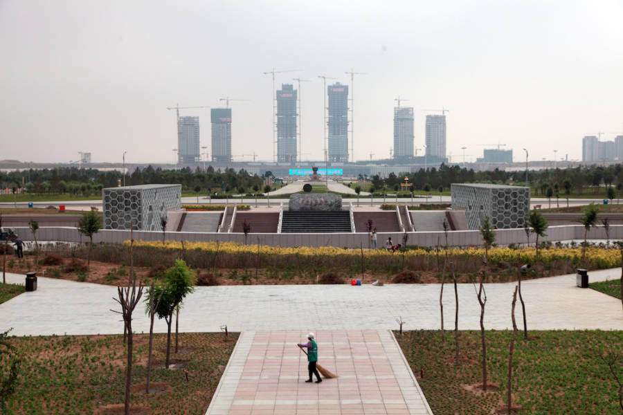 See Inside a Ghost Town of Abandoned Mansions in China