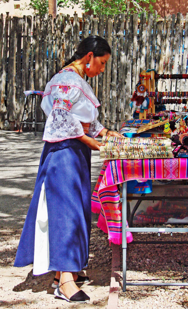 Native American Bead Worker