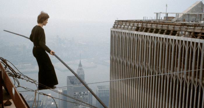 Philippe Petit Tightrope Walk At The World Trade Center