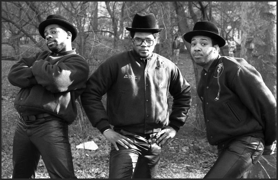 Run Dmc In Central Park Early 1980s