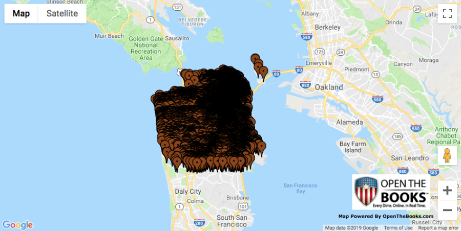 San Francisco Poop Patrol Map