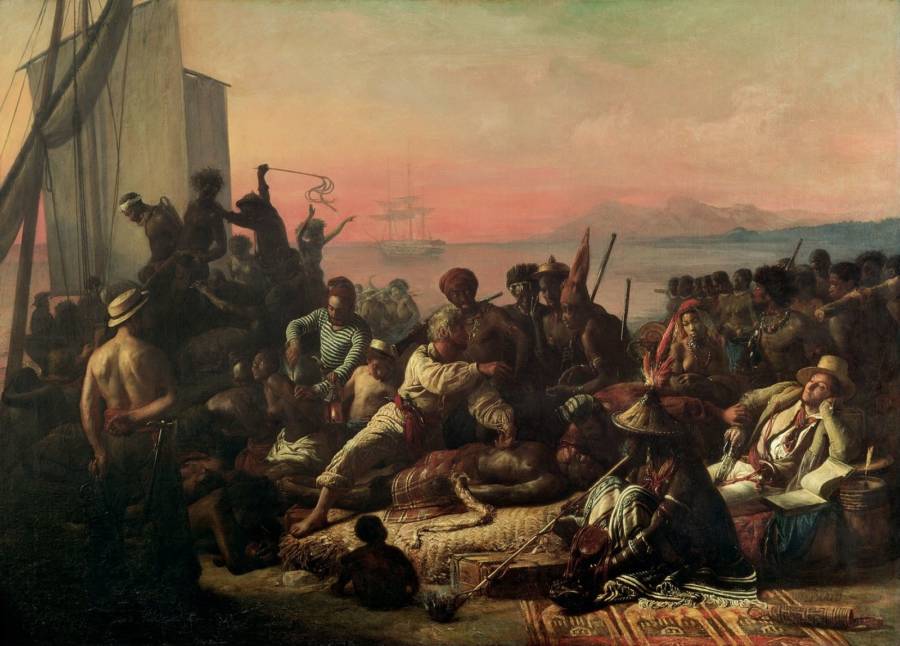 The Slave Trade Painting