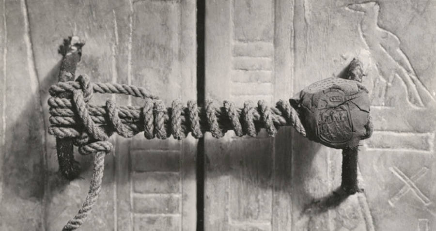 Sealed Door Of King Tut's Tomb