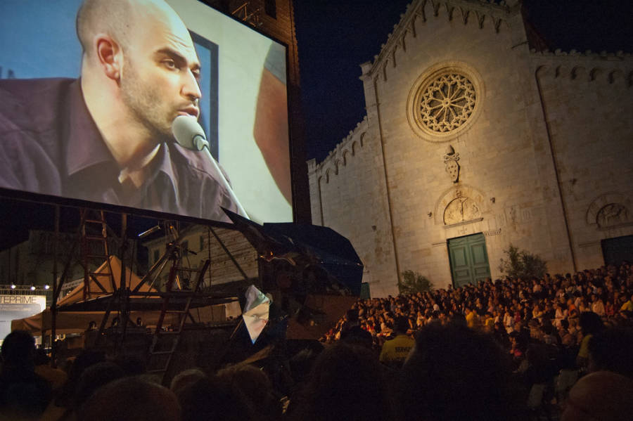 Saviano Giving A Talk