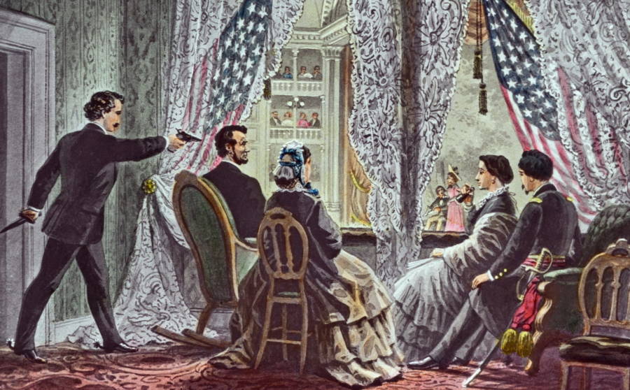 Abraham Lincoln Assassination Rendering