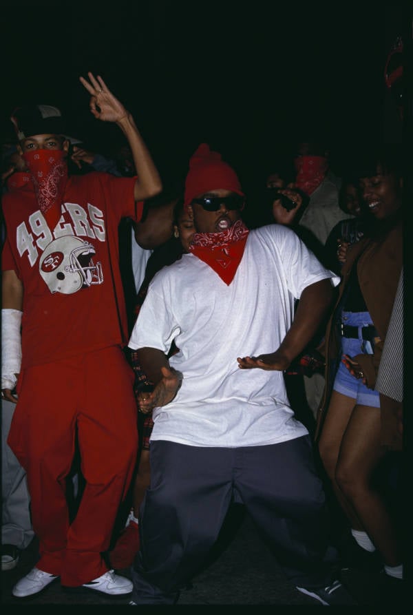 Bloods. Making Music Video Dance La March 18 1993