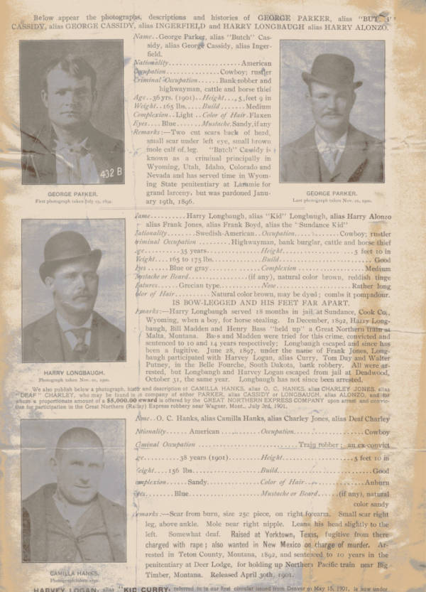 Wild Bunch Wanted Poster