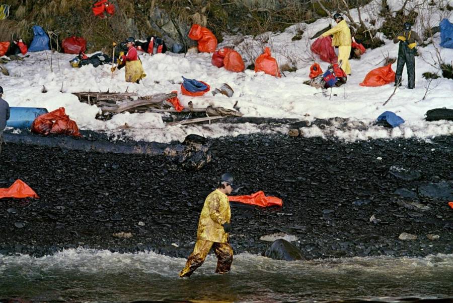 The Exxon Valdez Oil Spill In 33 Devastating Photos