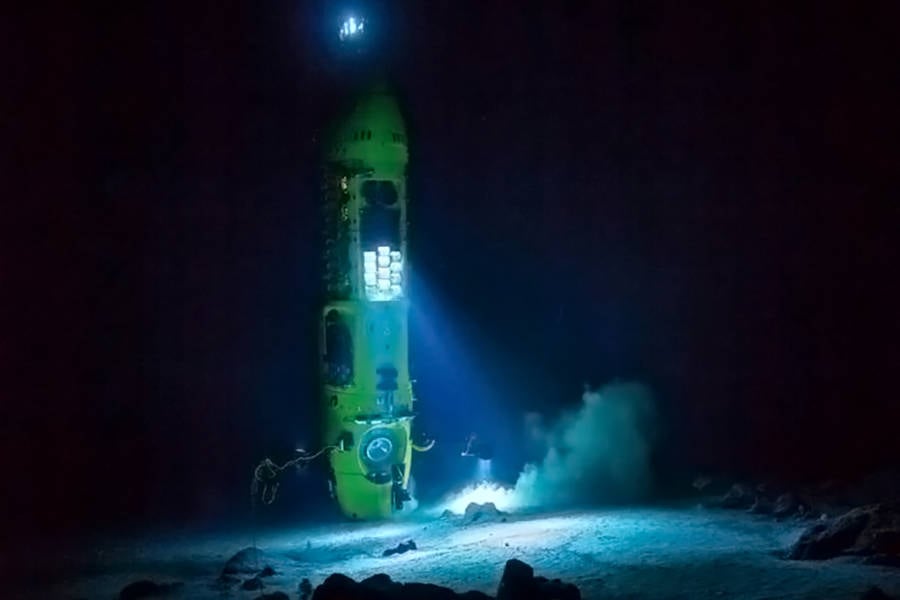 Deepsea Challenger At Challenger Deep