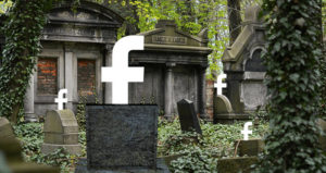 Facebook Graveyard Tombstones