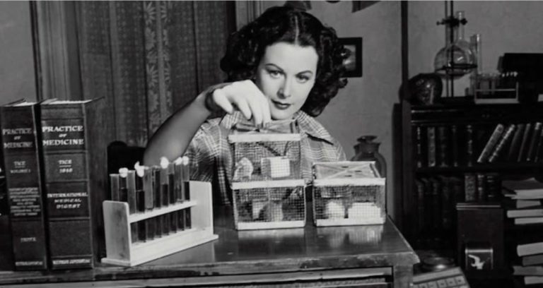 Hedy Lamarr Tinkers With Tools