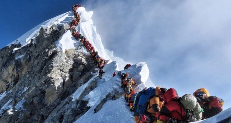 Mount Everest Traffic Jam Featured