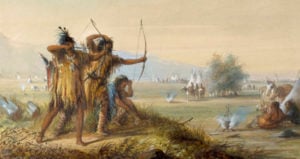 Native Americans Shooting Arrows