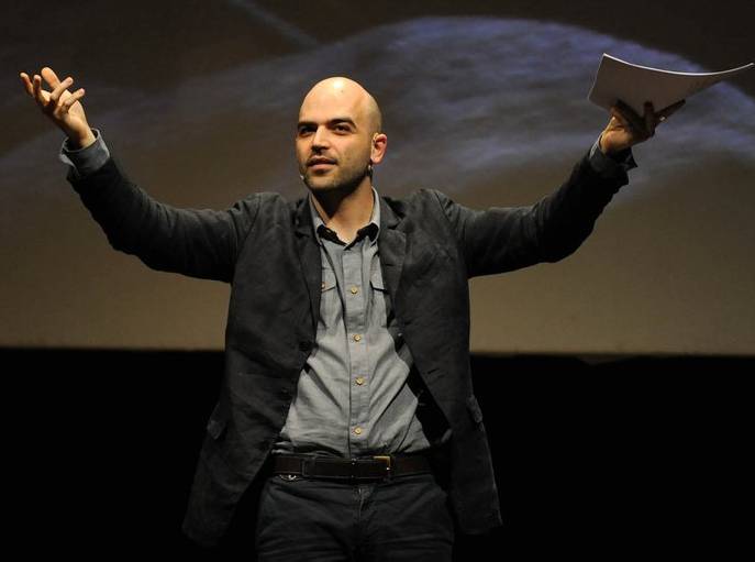 Roberto Saviano Giving A Talk